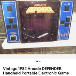 Arcade defender vintage game