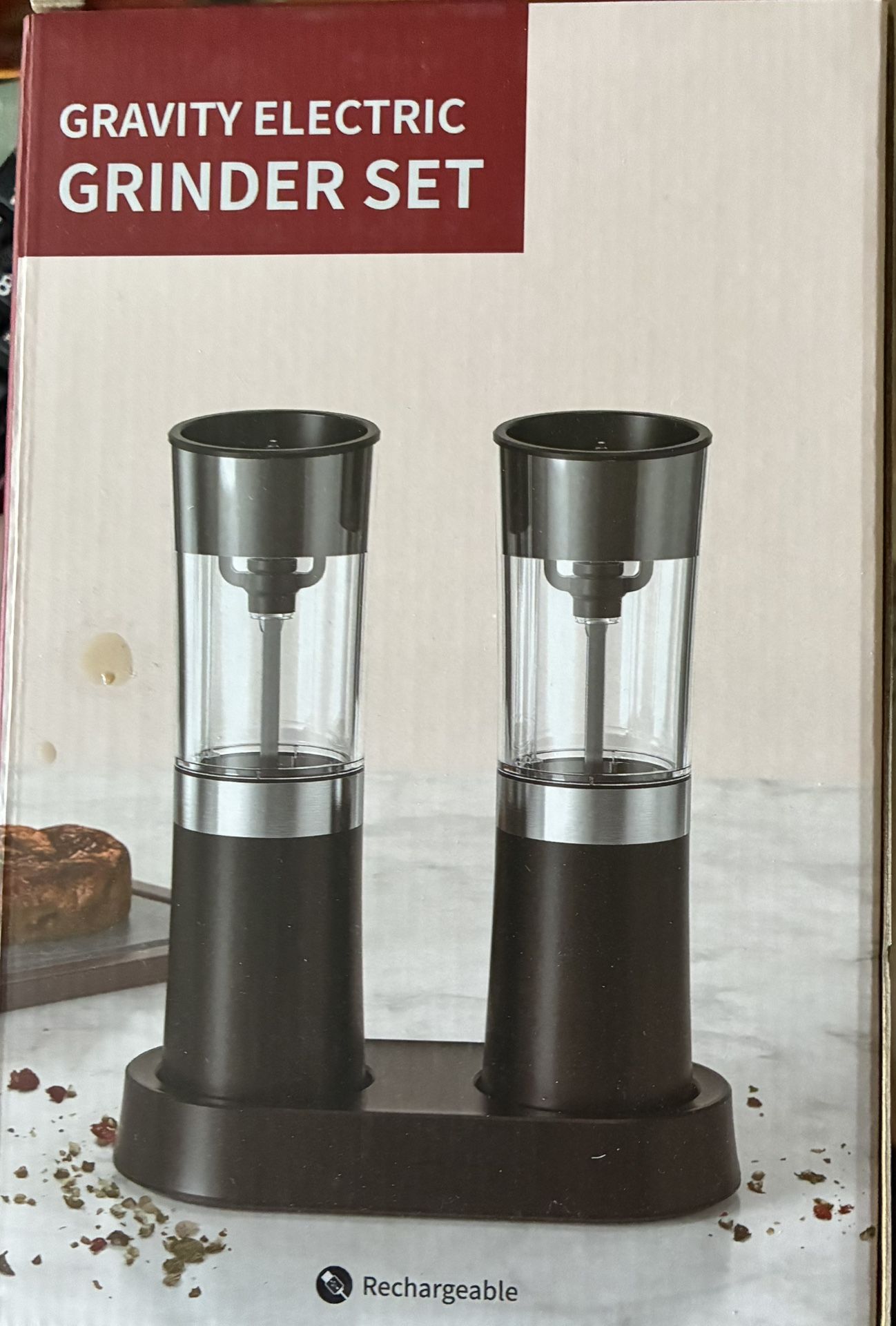 gravity electric grinder set New