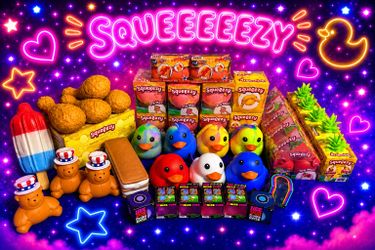 🔥 Needoh Nice Cube+Squeeezy Ducks & Carrots banana & peaches 🔥
