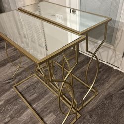 Luxury Entryway table Set Of 2