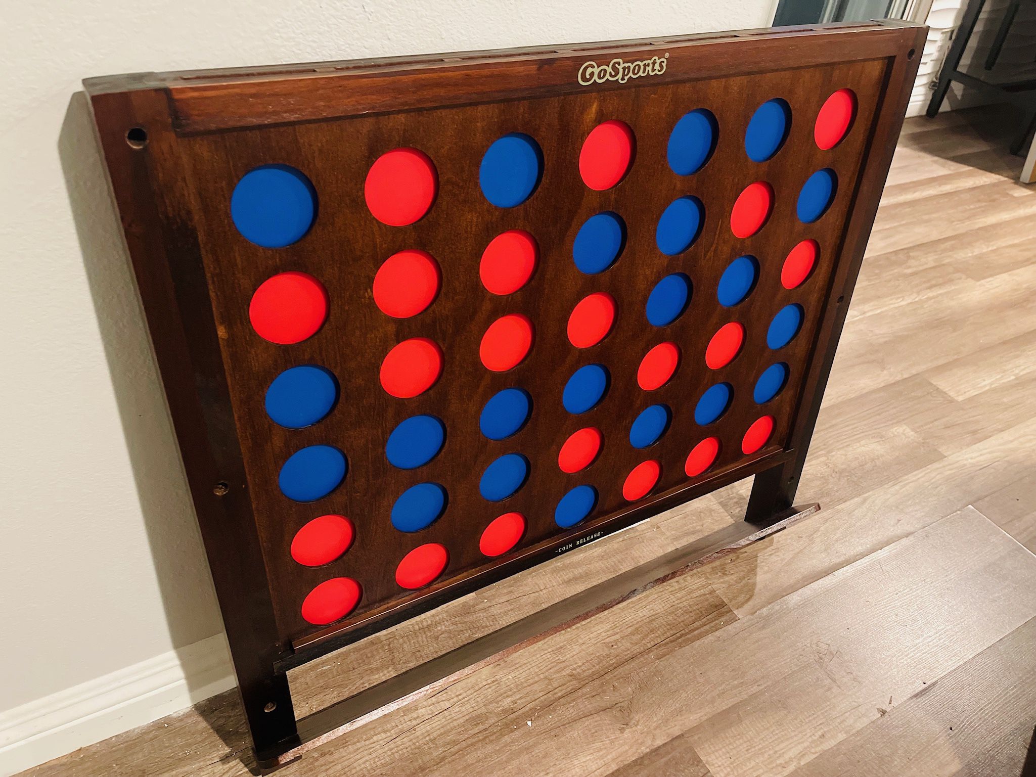 Giant Jumbo Wall Mounted Connect 4 Game For Adults And Kids 