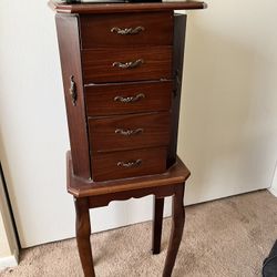 Jewelry Box/Stand Jewelry Armoire