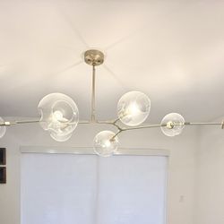 Brushed Brass Chandelier