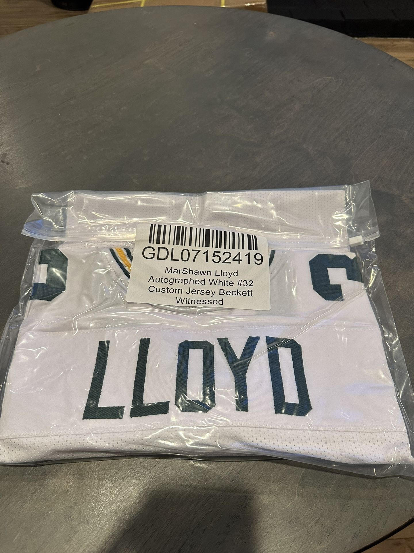 Green Bay Packers Marshawn Lloyd Auto Jersey