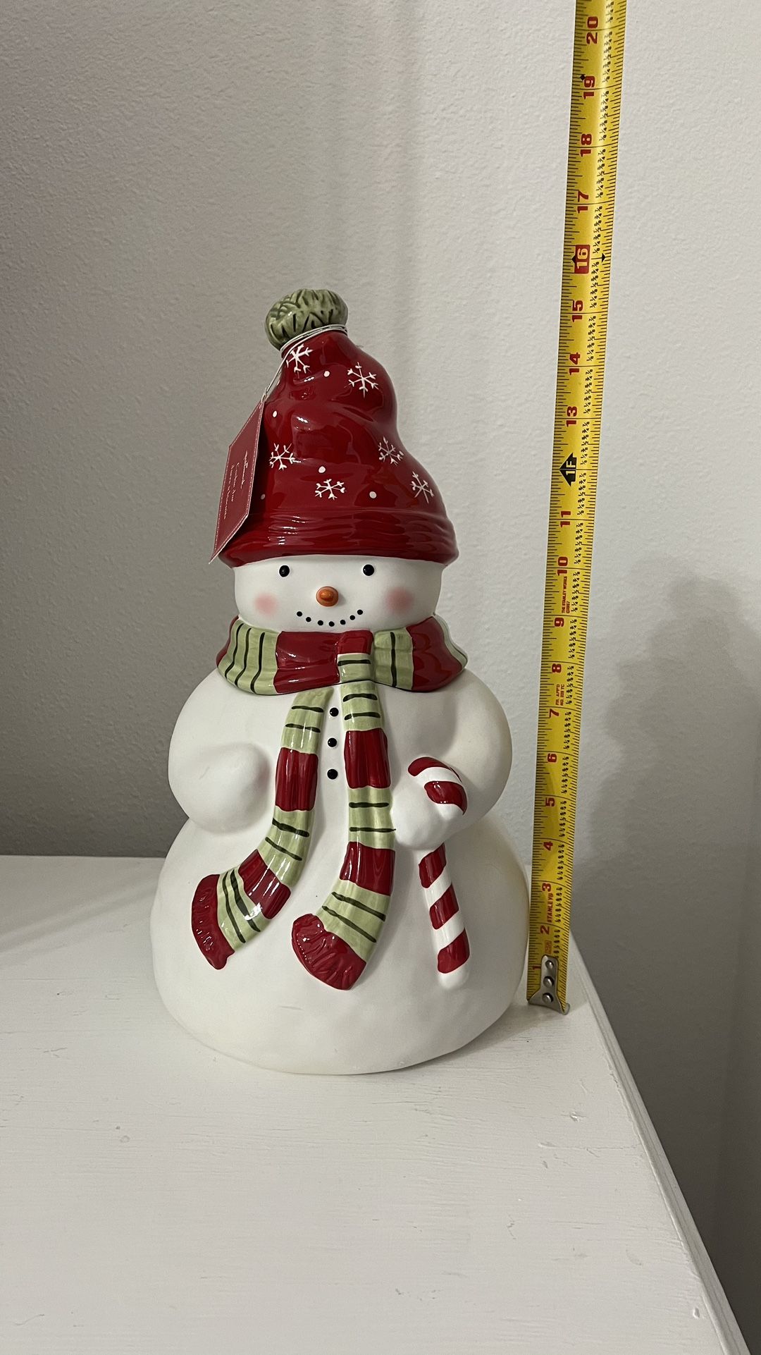 Christmas Snowman Cookie Jar