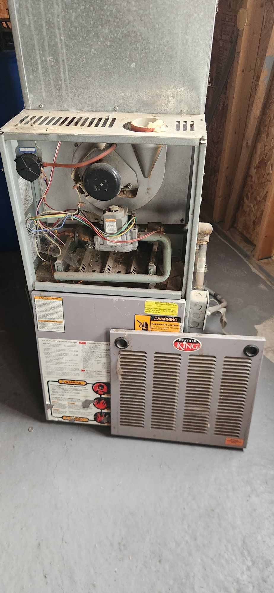 Rheem / Ruud 80PJ07EBR01 Gas Furnace - Working Condition