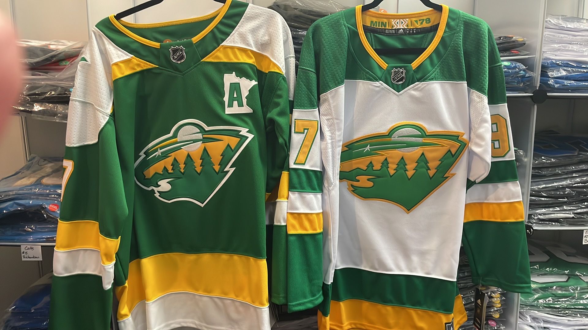 MN WILD JERSEYS / HOODIES/ AUTOGRAPHS