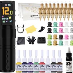 Wireless Tattoo Pen/ Gun Kit
