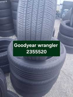 4 used tire Goodyear Wrangler Tires 235/55/20