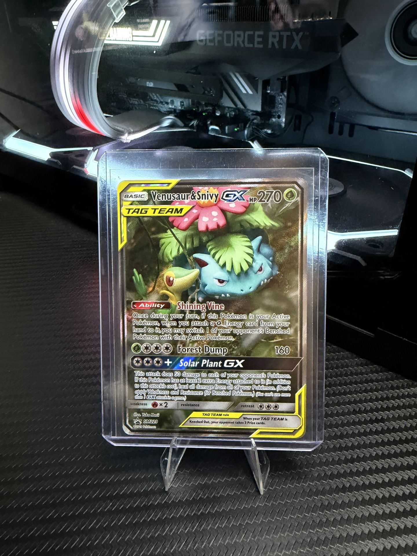 Pokemon Venusaur & Snivy GX - SM229 - SM Promos (SMP)