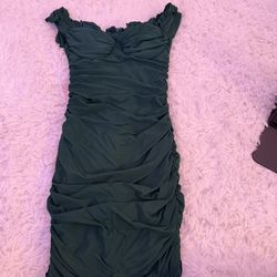dark green dress, Windsor