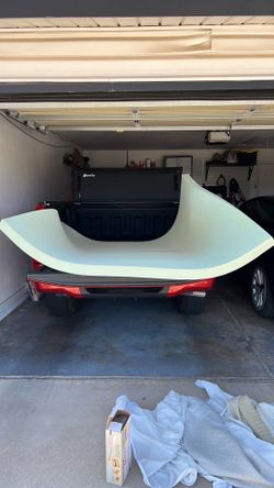 Large foam mattress topper