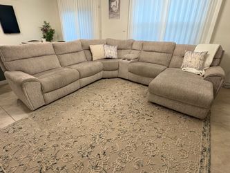 Sectional Power Recliner from Ashley Home, FREE wool rug!
