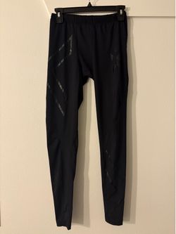 2XU Men's Compression Leggings Tights Base Layer Bottom Black Solid Size M