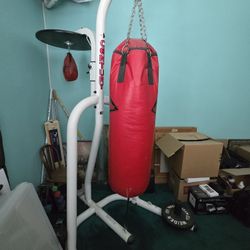 MMA Punching Bag Stand - Heavy Bag & Speed Bag