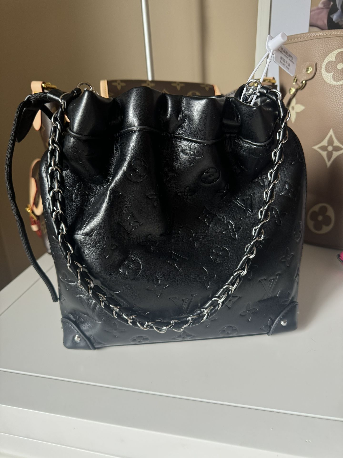 Bucket Black Bag