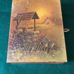 Old School Wooden Diary Box
