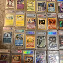 Pokémon/Baseball/Basketball/Football RAW&SLABS