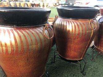 Clay pots
