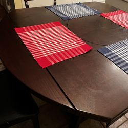 Dining Table 4 Chairs And 2 Stools