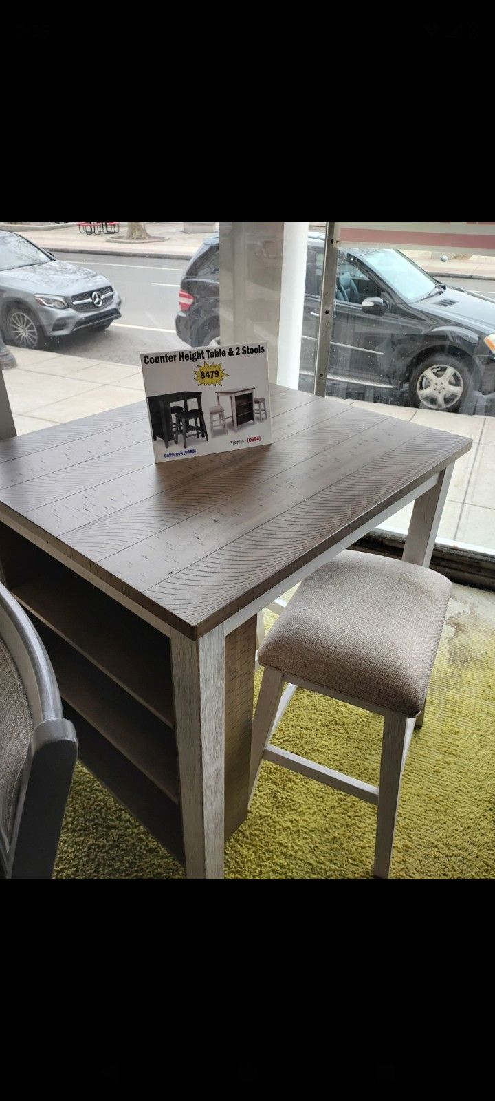 Table And 2 Stools Set