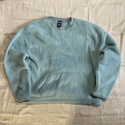 New With Tags The GAP Sherpa /Fleece Pullover With Pocket Women’s Size Large Tall Discontinued GORPCORE Athleisure Activewear