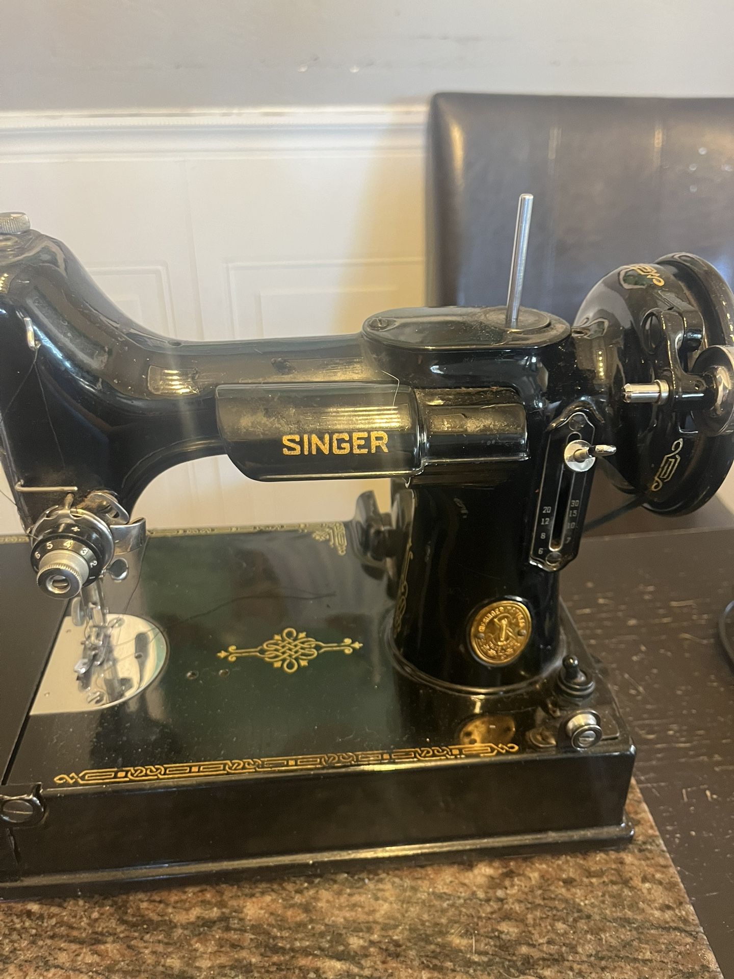 Singer Electric Sewing Machine (from 1938, still works!)