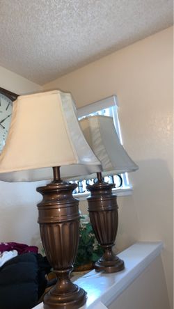 Brown lamps