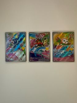 Pokemon First Partner Gen 7 starters
