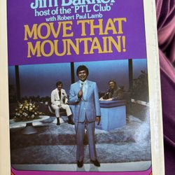Jim Bakker, Move That Mountain, Signed By Jim Bakker