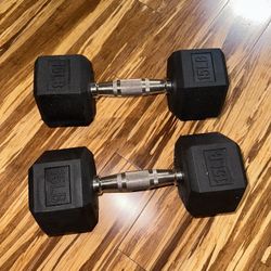Various dumbbells 