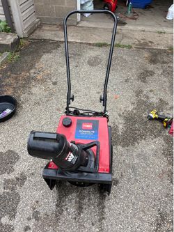 Toro powerlite 3.25hp electric start snow blower