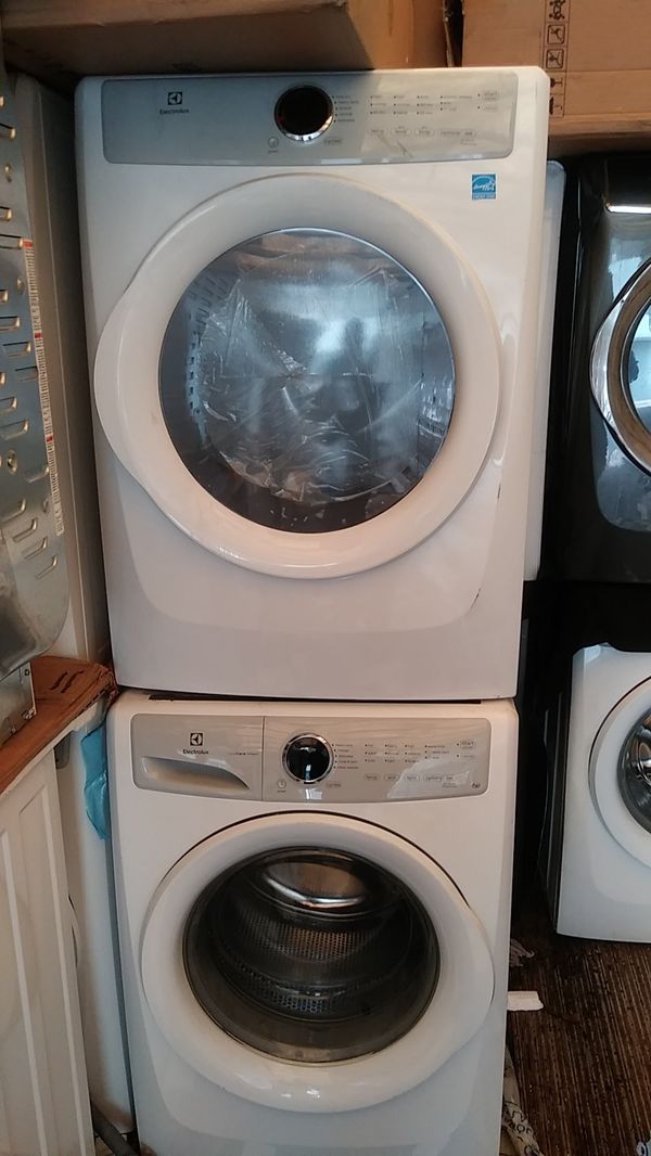 New open box electrolux washer and dryer stackable set! for Sale in