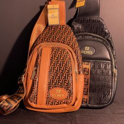 Fendi men’s crossover shoulder bag Brown 