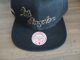 Mitchell And Co Lakers Hat Snap Back
