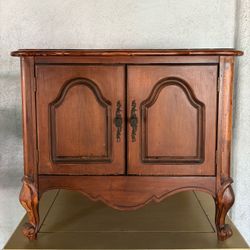 Solid wood nightstand