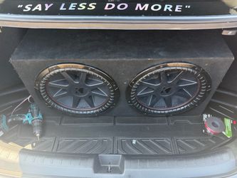Kicker 2 15’s subwoofer