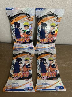 Naruto collectible cards platinum lot