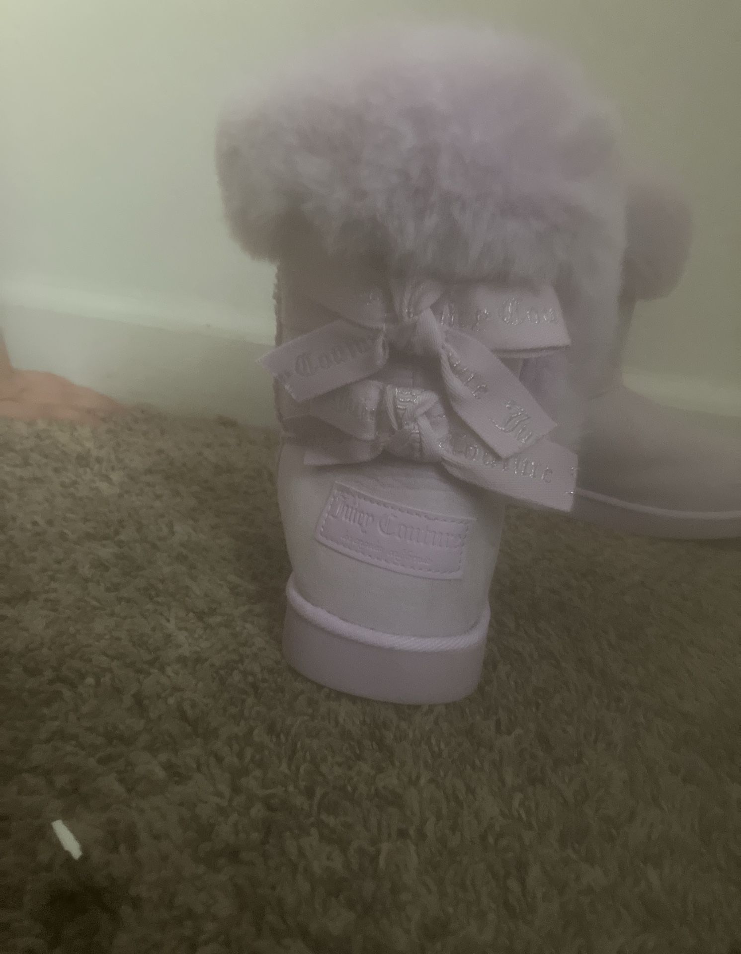 Purple Juicy couture boots size 6