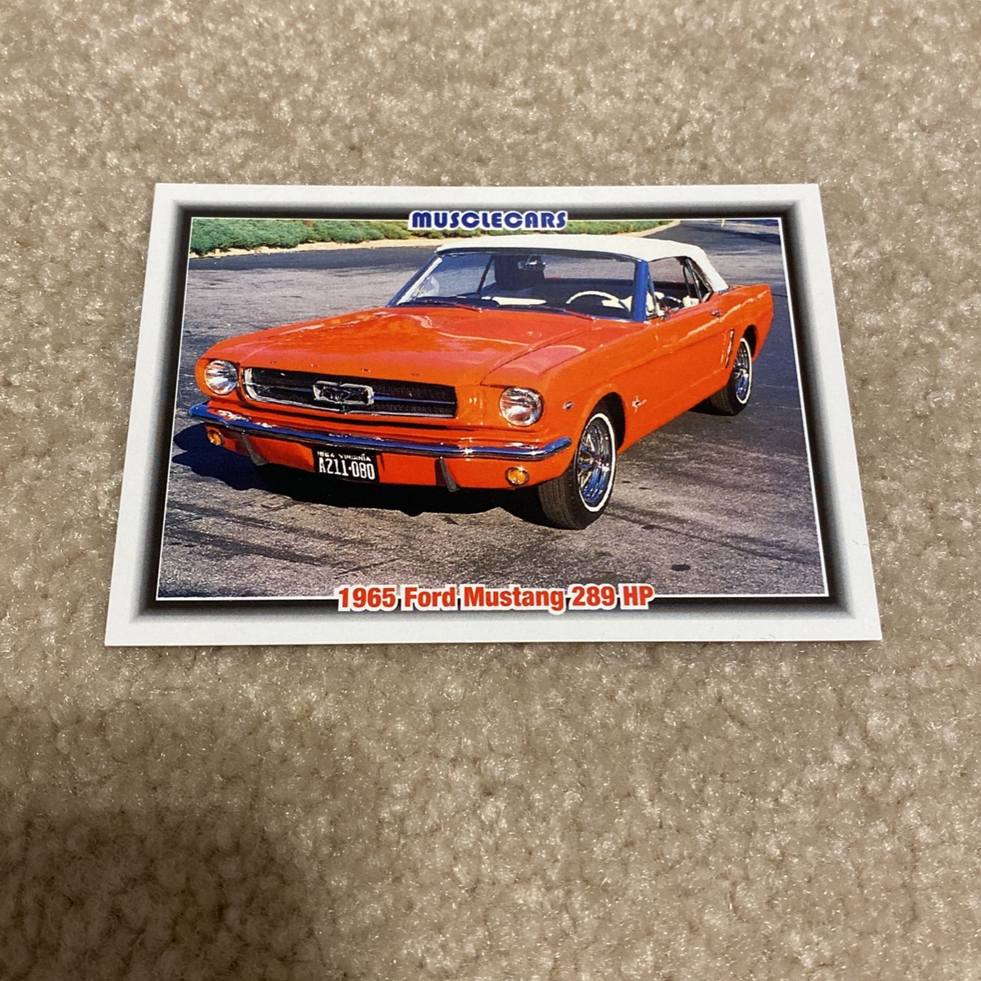 Rare (18) 1960s & 1970s Muscle Car Cards- Mustang, Camaro, Etc- See Photos