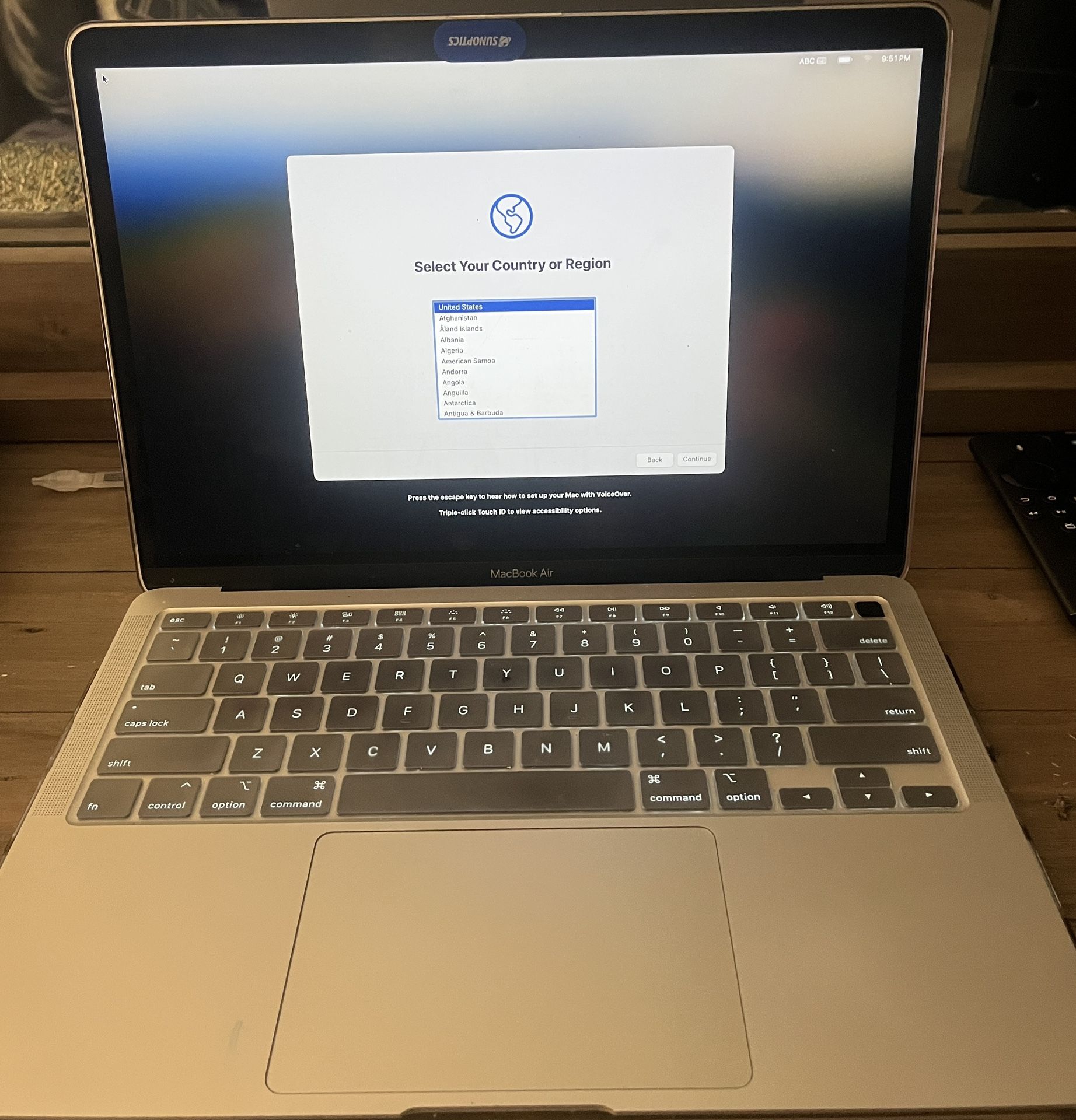 13 inch MacBook Air 2020 Edition