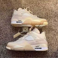 Jordan 4 Off White Sail Size 11