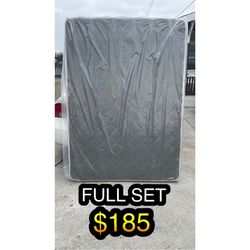 FULL MATTRESS WITH BOX SPRING 