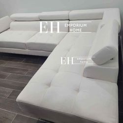 White Modern Sectional Sofa ( Grey Or Black)