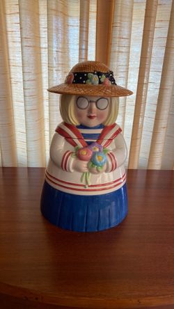 Mary Englebreit large cookie jar Sailor Dress Girl