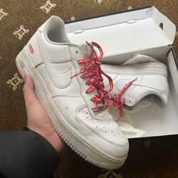 Nike mens Air Force 1 Low Supreme Shoes Size 12