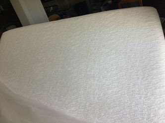 Foam Queen Size Mattress In Plastic Cover In Good Condition Asking $250.