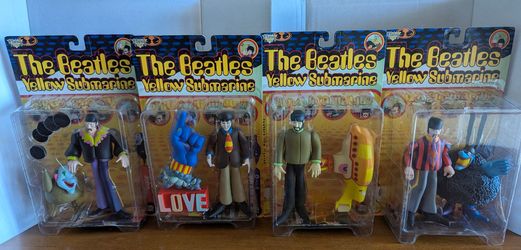 THE BEATLES  Yellow Submarine McFarlane Toys Lot Of 4 Action Figures, NEW & UNOPENED