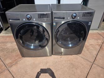 LG WASHER AND DRYER GAS FULL WORKING ON