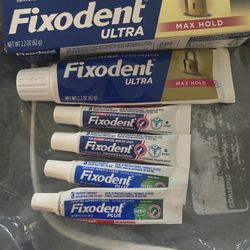 Fixodent Five Assorted Brands All New